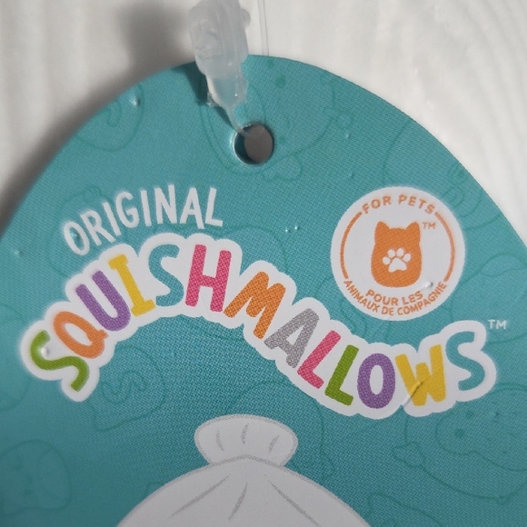 NWT Squishmallows White Dog Toy - Picture 6 of 9
